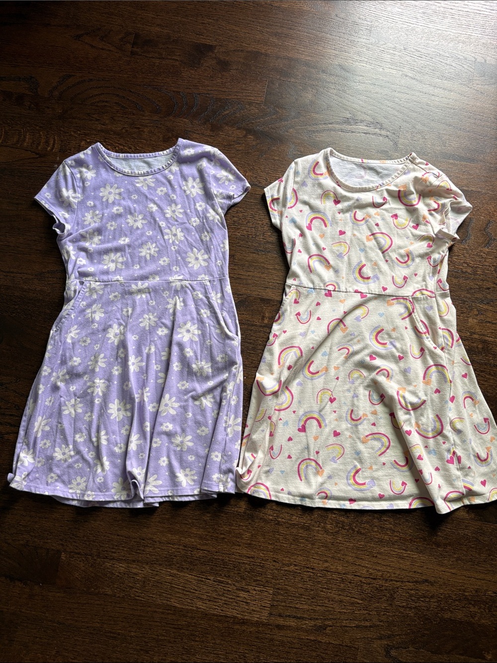 Bundle of 2 wonder nation Short Sleeve Dresses Size 7/8 Plus
